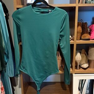 Green Long Sleeve Bodysuit